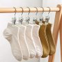 10pcs Stainless Steel Clothespin Laundry Clothes Peg With Hook Portable Hanging Clothes Clip Closet Clothes Organizer Hanger Household Goods