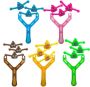 5 Slings 15 Poops Slingshot Game Stress Relief Prank Toy Random Colors