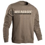 Wildebees Circle Spilt Wrap Crew Neck Sweater