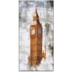 Elizabeth Tower Art Photography Wall Canvas Print 400 X 800