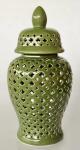 Green Cut-out Ginger Temple Jar – 64X31CM