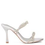 Silver Metallic High Heels