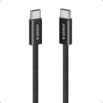 ANKER USB C-usb C 1 Metre Fast Charging 240W Braided Cable Black - Braintree Shop