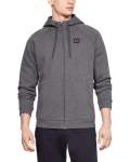 Men's Ua Rival Fleece Full-zip - Charcoal LG