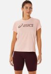 ASICS Big Logo Tee III - Frosted Rose & Deep Mars