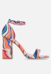 Madison Galaxy Block Heel - Pink