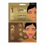 Yes To Coconut 2-STEP Single Use Lip Kit Pucker Up Lip Scrub & Mask - Exfoliates Hydrates & Scrubs Lips For A Perfect Pout
