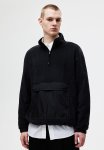 Loose Fit Fleece Top - Black