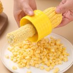 1PC Corn Stripper Plastic Corn Cob Stripper Household Corn Peeler Reusable Corn Thresher Creative Corn Stripper Multifunctional