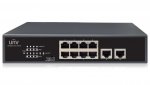 NSW2010-10T-POE-IN Uniview 8+2 Port RJ45 10X100MBPS And 8 Poe Ports 30W Per Port