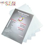 A4 Waterproof Inkjet Clear Holographic Vinyl – Monsoon Rain 10 Sheets
