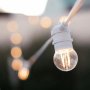 20M 20 LED Festoon Retro Bulb White Cable String Lights