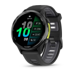 Garmin Forerunner 970 - Carbon Grey Dlc Titanium With Black Case And Black translucent Whitestone Band