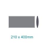 Parrot Sign Frame 210X400MM Dbl Sided Wall Mounted M