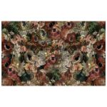 Mix Of Earth Tone Flowers Rectangle Tablecloth