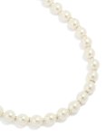 Silver Plated Pearl & Diamante Rondell Necklace