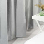 Ultra Blockout Eyelet Curtain - Silver - 270 X 223CM