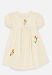 PoP Candy Floral Applique Dress - Off White