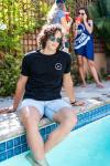 90'S Tee In Solid Black - 2XL