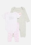 PoP Candy 3 Piece Romper Bodyvest & Legging Set - Pink & Grey