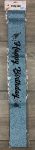 Sash Glitter Turquoise Happy Birthday