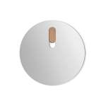 Hello Wall Mirror - Stained White Oak