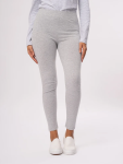 Grey Cotton Blend Leggings - XL Grey