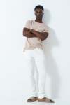 White Denim Jeans - 38 White