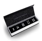DESTINY Royalty 5 Pair Earring Set With Swarovski Crystals - Silver