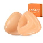 The Snowy. Bodee Sticky Bra Inserts For Women Reusable Stick Bra Double Sided Strapless Bras Waterproof Adhesive Bra Pads Push U