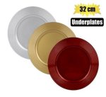 Underplates 32.5CM Asstd Col