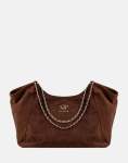 Sissy Boy Unstructured Huge Chocolate Shopper Bag - One Size Fits All Brown