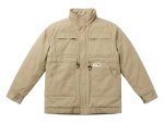 Boys Parka Jacket In Khaki - Khaki 15 To 16 Years
