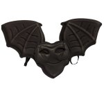 - Dragon Dress Up Mask With Wings Foam - Black