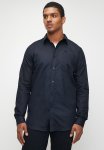 L S Wash Linen Blend Shirt - Navy