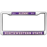 Northwestern State Alumni Logo Full Size Standard License Plate Metal Frame