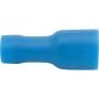 6.30MM Fully Insulated Blue Female Push On Pack Of 100