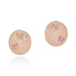 Infinity Butterfly Disk Earrings