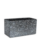 Premium Chunky Trough Plant Pot - Small 310MM X 300MM X 600MM Granite Sealed With Pot Feet