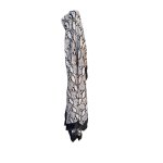 Black & White Snakeskin Viscose Scarf