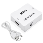 1080P Hdmi-compatible To Vga Adapter Converter For PC Laptop Tv White