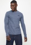 Vintage Logo Emb Long Sleeve Top - Navy Marl