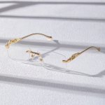 1PAIR Men's Square Fashion Plano Glasses Ideal Choice For Gifts