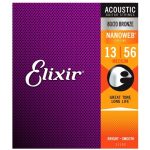 12 X Sets Elixir Nanoweb Coated 80 20 Bronze Acoustic Strings Medium : .13 .56