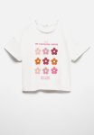 T-Shirt Flores - Natural