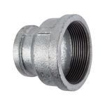 Bulk Pack X 3 Galvanised Reducing Socket 65X25MM