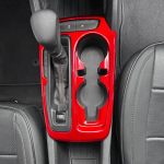 Youtoocar Car Gear Shift Panel Cover Interior Trim Compatible With Chevrolet Trailblazer 2020-2024 Accessories Red
