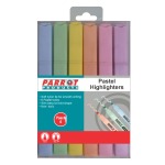 Parrot Pastel Marker 6 Pack Highlighters