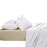 Egyptian Cotton 300 Thread Count Fitted Sheet - Stone