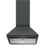 Whirlpool 60CM Wall Mounted Black Cooker Hood - Wslt 65 F As X